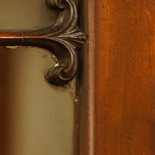 fig 1. Victorian mahogany narrow bookcase