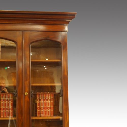fig 5. Victorian mahogany narrow bookcase