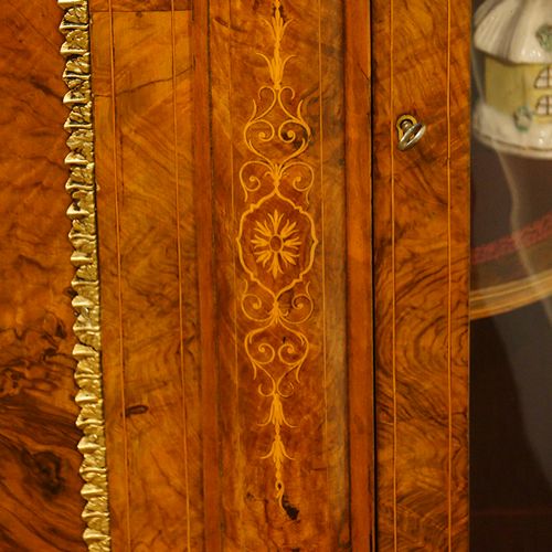 fig 2. Victorian walnut serpentine credenza