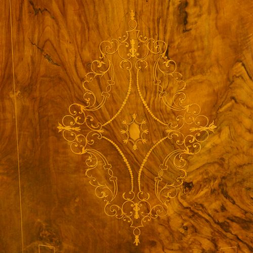 fig 3. Victorian walnut serpentine credenza
