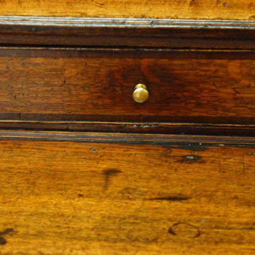 fig 3. Antique oak low dresser base