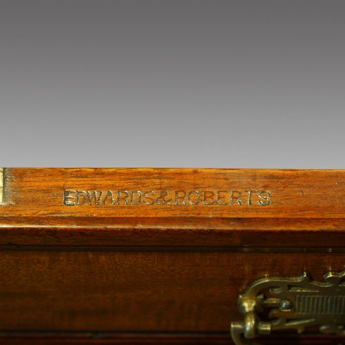 fig 3. Edwards & Roberts walnut pedestal desk