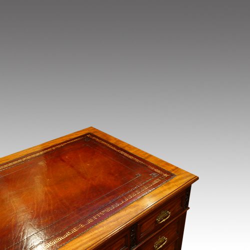 fig 7. Edwards & Roberts walnut pedestal desk