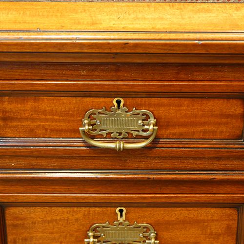 fig 8. Edwards & Roberts walnut pedestal desk