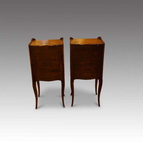 fig 7. Pair of French country bedside cabinets