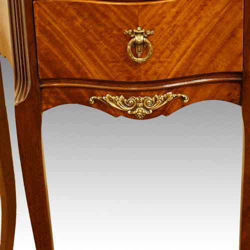 fig 1. Pair of French bedside cabinets
