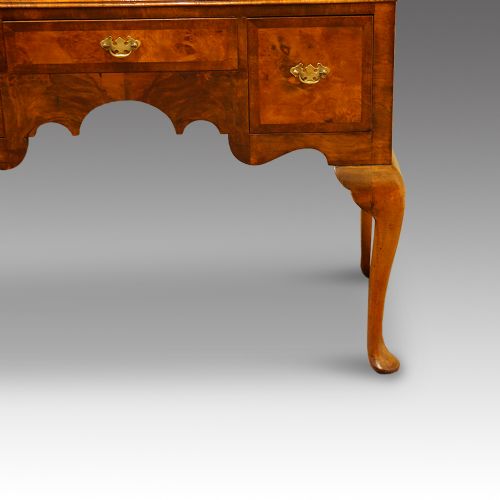 fig 1. George V walnut double dome bookcase