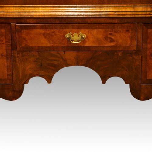 fig 3. George V walnut double dome bookcase
