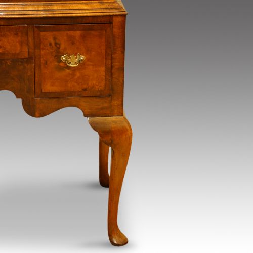 fig 6. George V walnut double dome bookcase