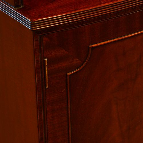 fig 5. George V mahogany open bookcase