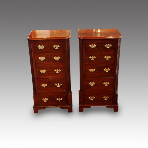 Pair of Victorian Mahogany Chests