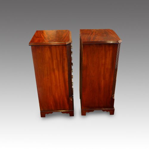 fig 7. Pair of Victorian mahogany chests