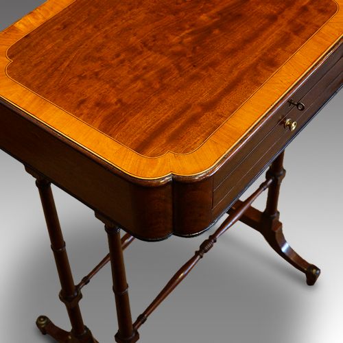 fig 6. Regency mahogany worktable