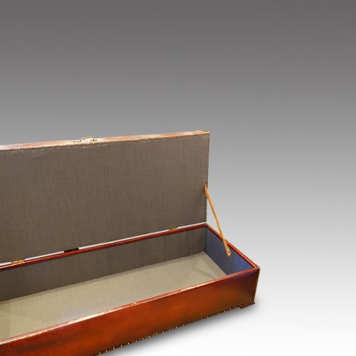 fig 4. Victorian leather ottoman