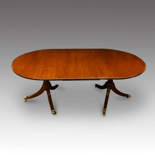 Regency Style Mahogany Dining Table