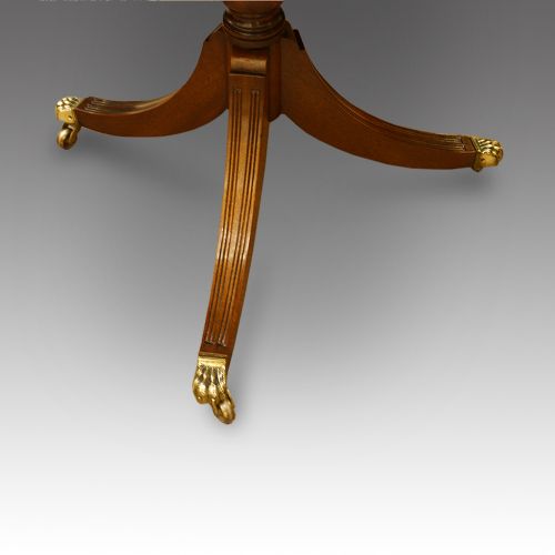 fig 2. Regency style mahogany dining table