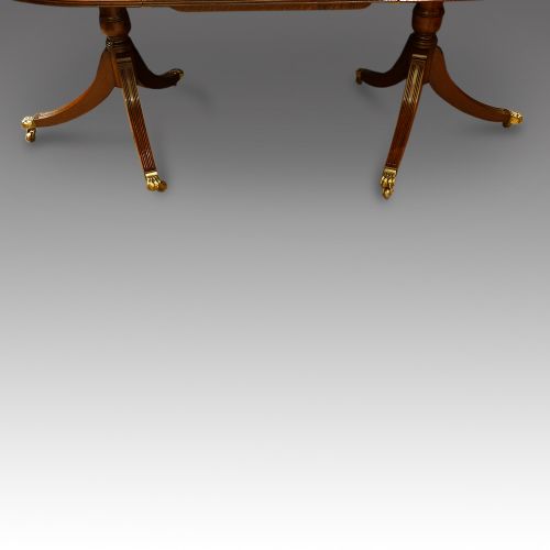 fig 3. Regency style mahogany dining table