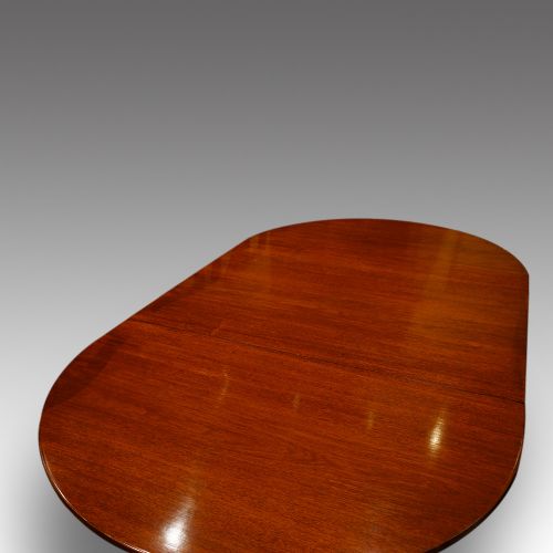 fig 4. Regency style mahogany dining table
