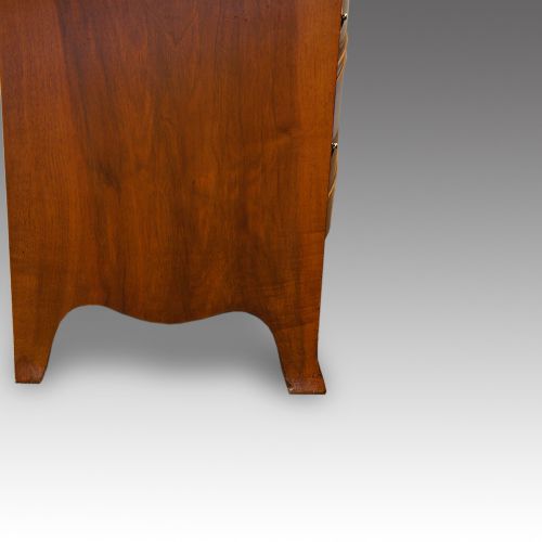 fig 5. Walnut serpentine tallboy
