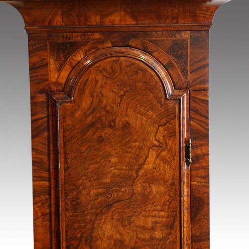fig 1. George II walnut longcase clock by Nathanial Seddon
