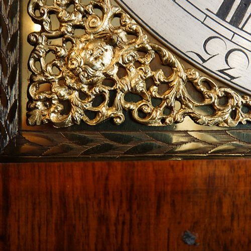 fig 4. George II walnut longcase clock by Nathanial Seddon