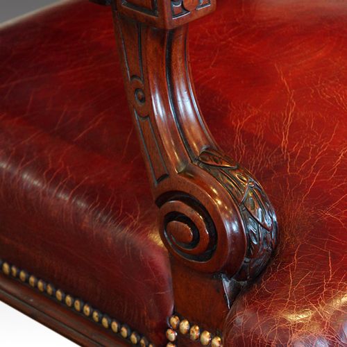 fig 2. Victorian mahogany desk chair