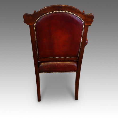 fig 5. Victorian mahogany desk chair