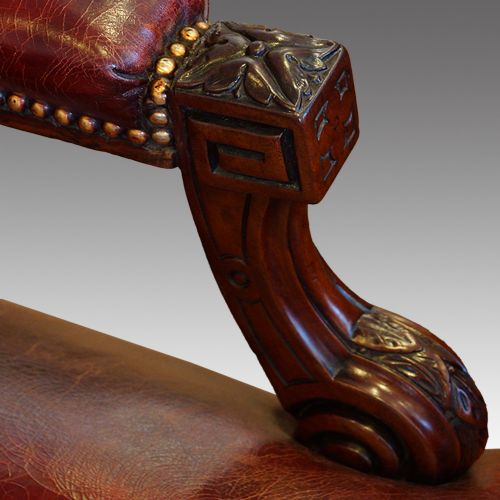 fig 8. Victorian mahogany desk chair