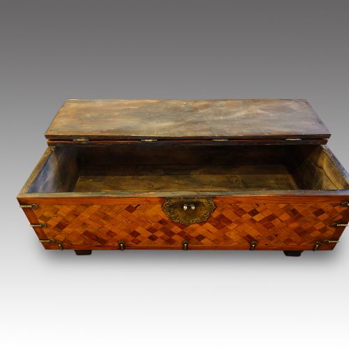 fig 2. Asian parquetry silk robe chest