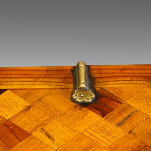 fig 3. Asian parquetry silk robe chest