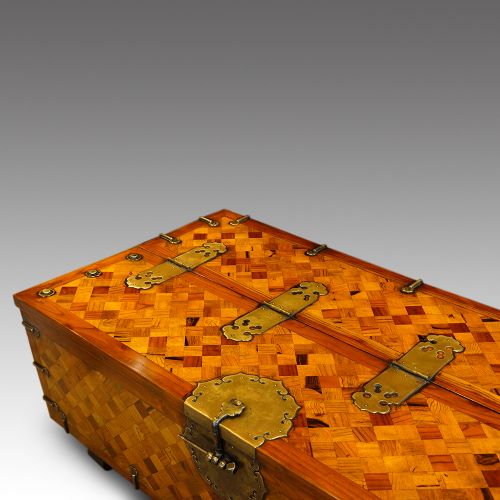 fig 5. Asian parquetry silk robe chest