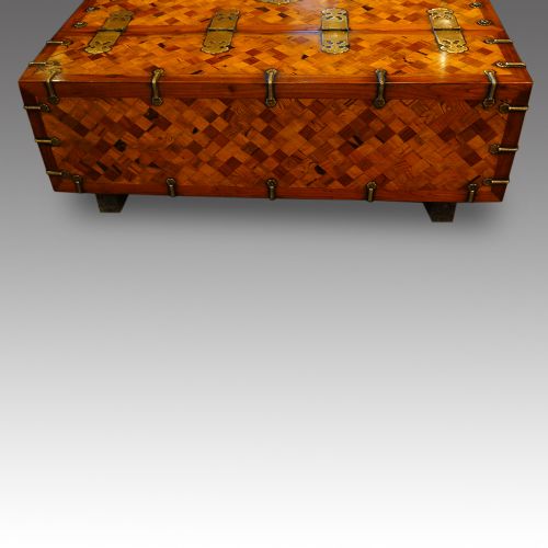 fig 6. Asian parquetry silk robe chest