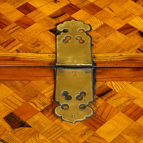 fig 7. Asian parquetry silk robe chest