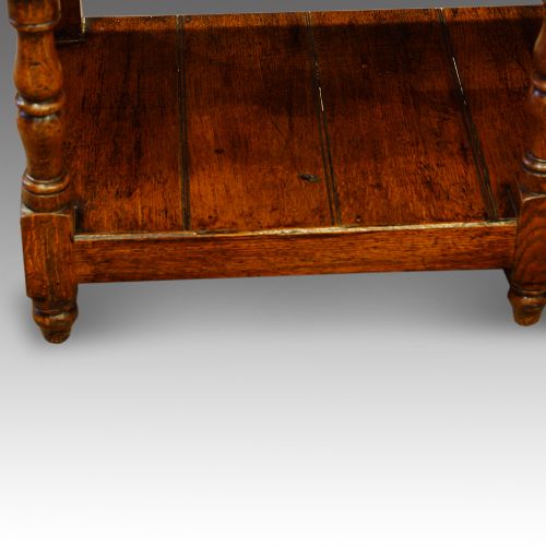 fig 1. Antique oak pot board dresser