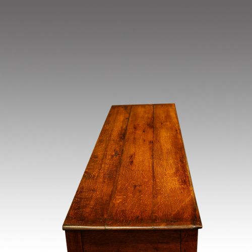 fig 5. Antique oak pot board dresser