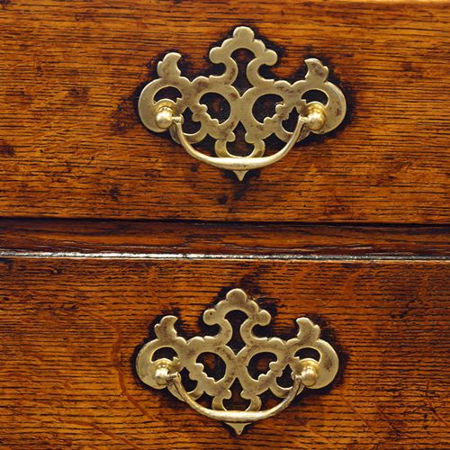 fig 6. Antique oak pot board dresser