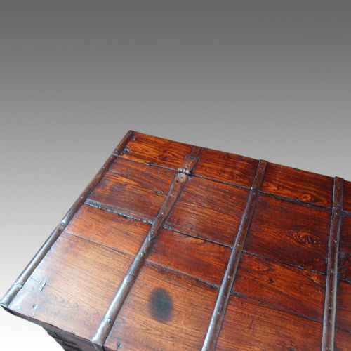 fig 2. Antique Colonial merchant’s chest