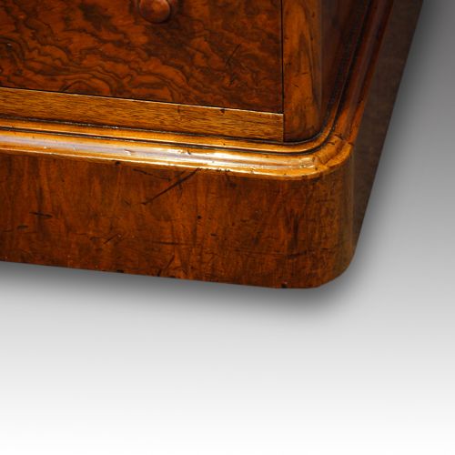 fig 4. Victorian walnut desk by Edwards and Roberts