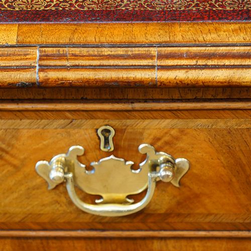 fig 5. Walnut 1920’s pedestal desk
