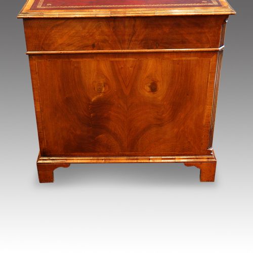 fig 6. Walnut 1920’s pedestal desk