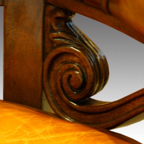 fig 3. Mahogany tub shaped Desk Chair