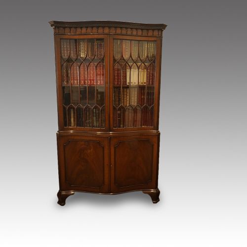 George V Mahogany Bookcase
