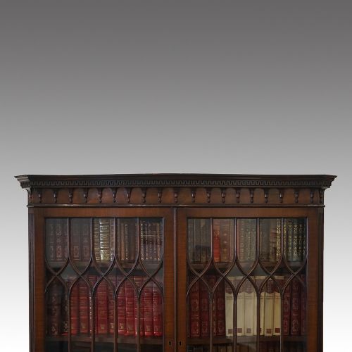 fig 4. George V mahogany bookcase