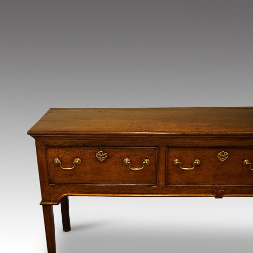 fig 1. Antique oak dresser base