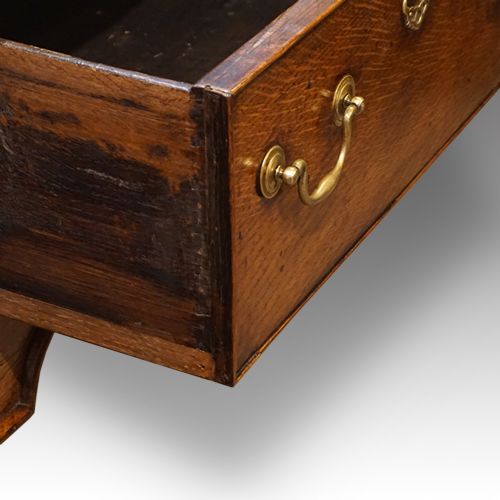 fig 4. Antique oak dresser base