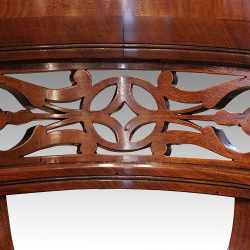 fig 7. Edwardian mahogany swivel desk chair