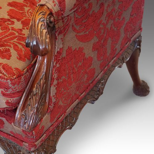 fig 1. Pair of Georgian style wing chairs