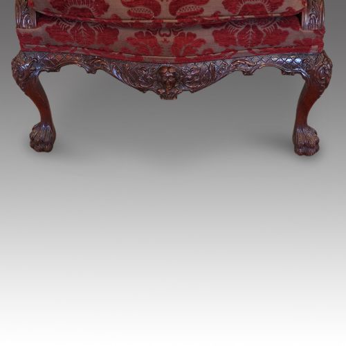 fig 2. Pair of Georgian style wing chairs