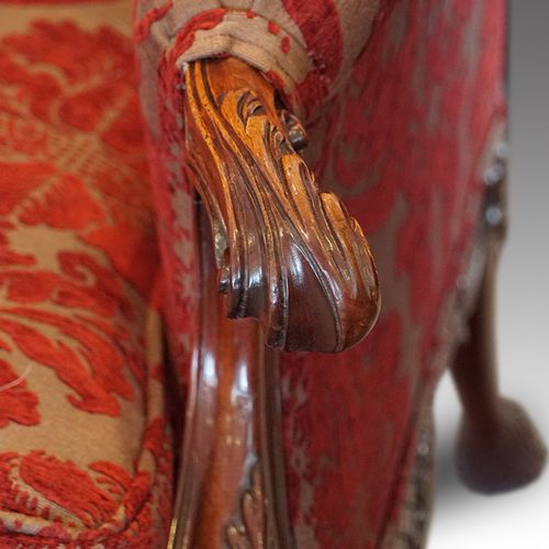 fig 4. Pair of Georgian style wing chairs
