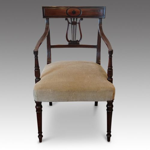fig 3. Set of 12 Regency mahogany dining chairs